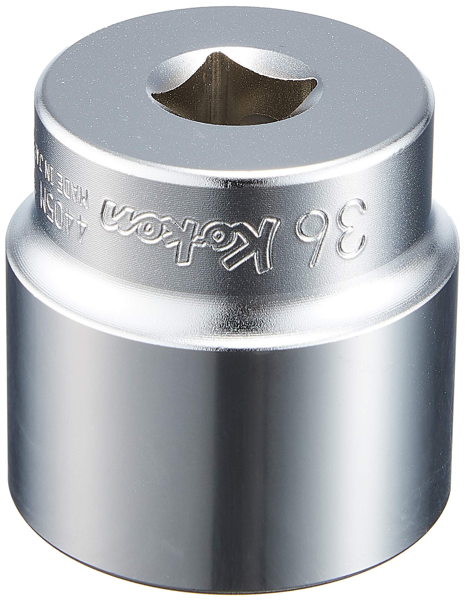 Yamashita Kogyo Ko-ken 4405M-36 Socket, 12 Square, Drive: 0.5 x